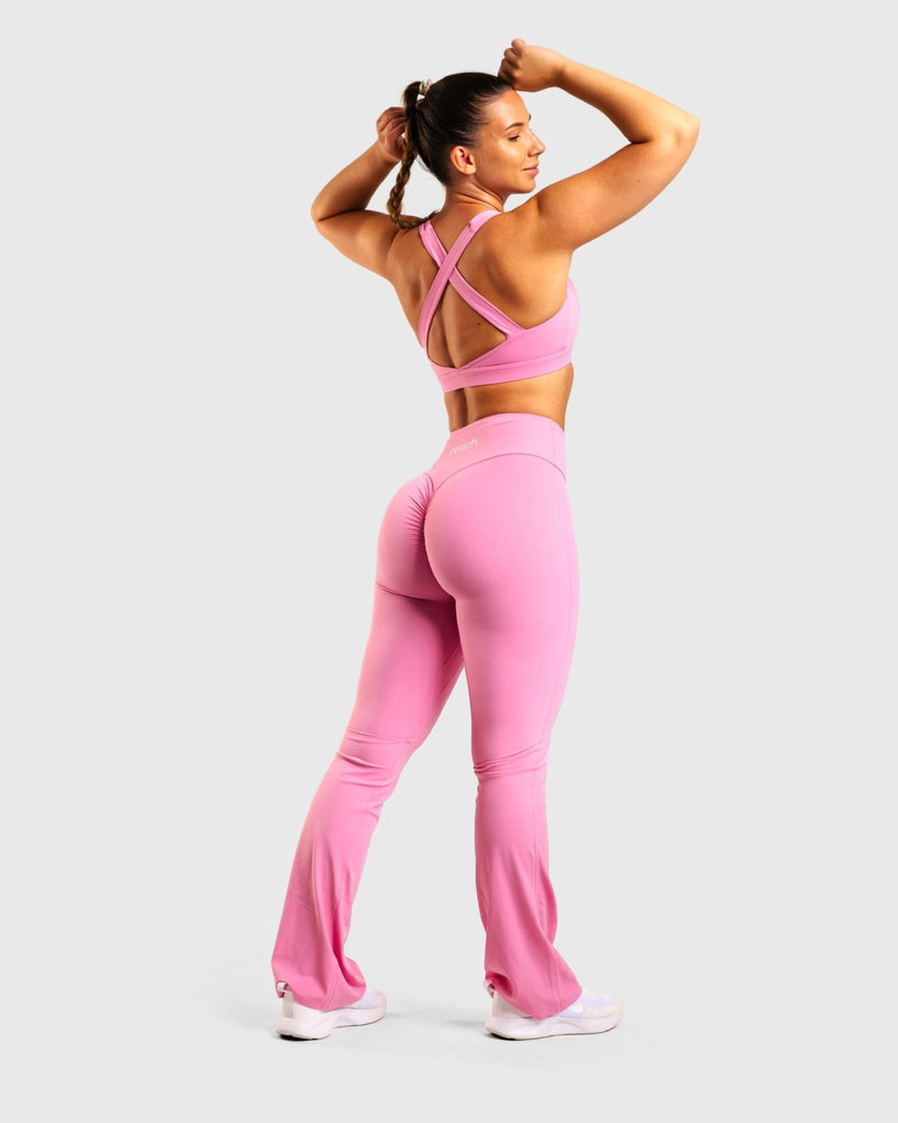 Pink Sculpt Yoga - Peach Tights - Tights