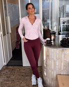 Pink Shape Jacket - Peach Tights - Jacket