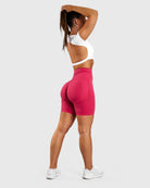 Pink Solid Shorts - Peach Tights - Shorts