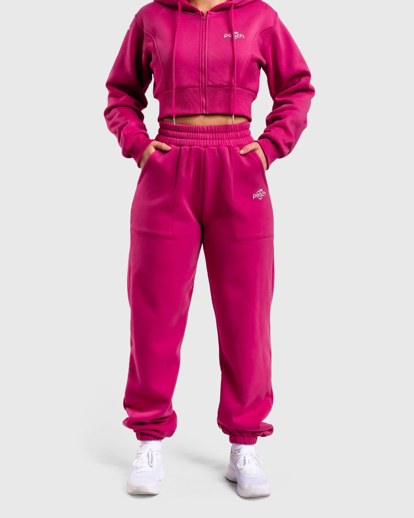 Pink Vibe Sweatpants - Peach Tights - Sweatpants