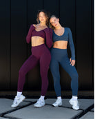 Plum Align Tights - Peach Tights - Tights