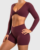 Plum Divine Long Sleeve - Peach Tights - Jacket