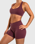 Plum Divine Sports - bra - Peach Tights - Sports - Bra