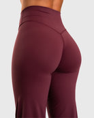 Plum Divine Yoga Pants - Peach Tights - Tights