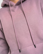 Plum Haze Hoodie - Peach Tights - Hoodie