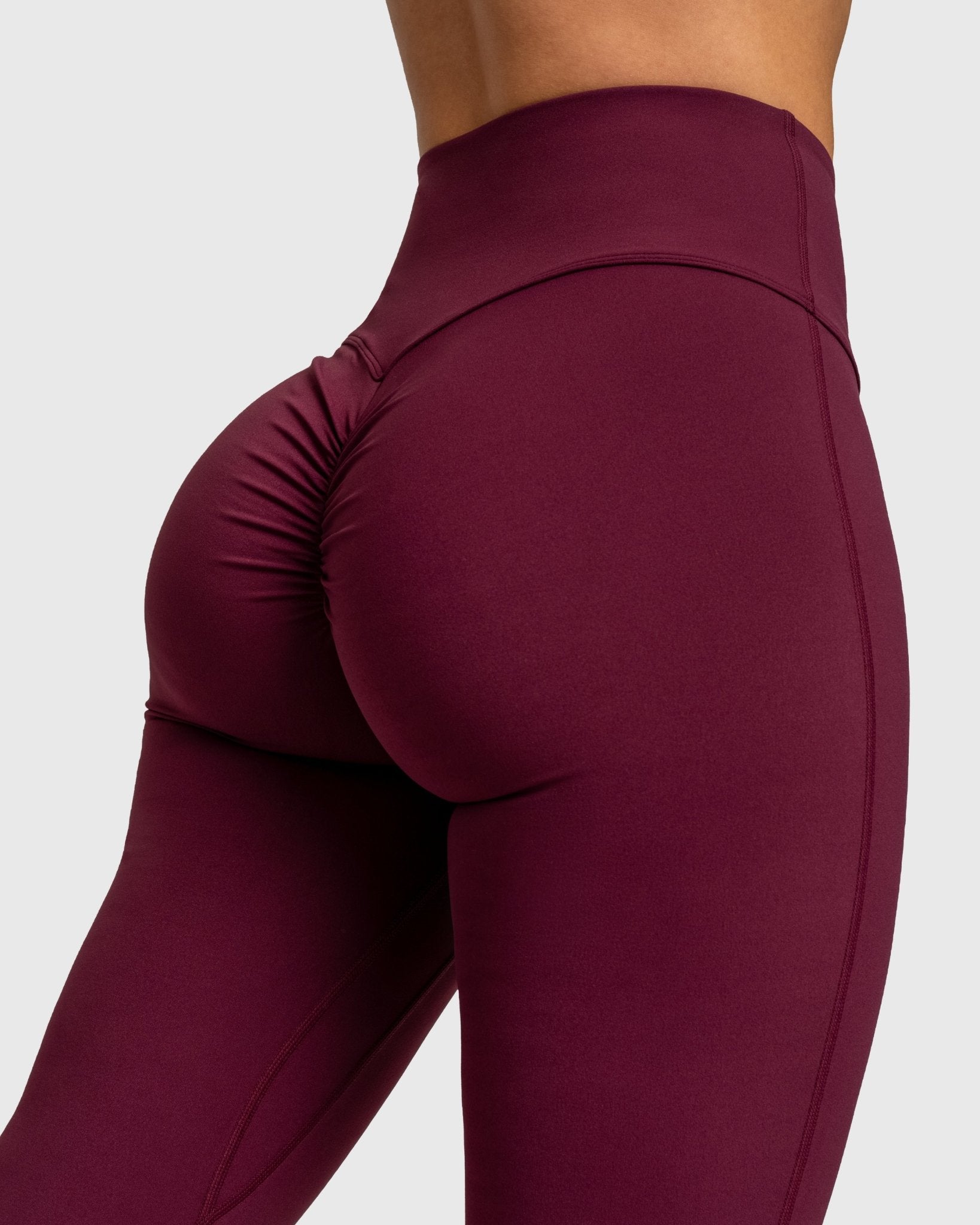 Plum Sculpt Yoga Pants - Peach Tights - Tights
