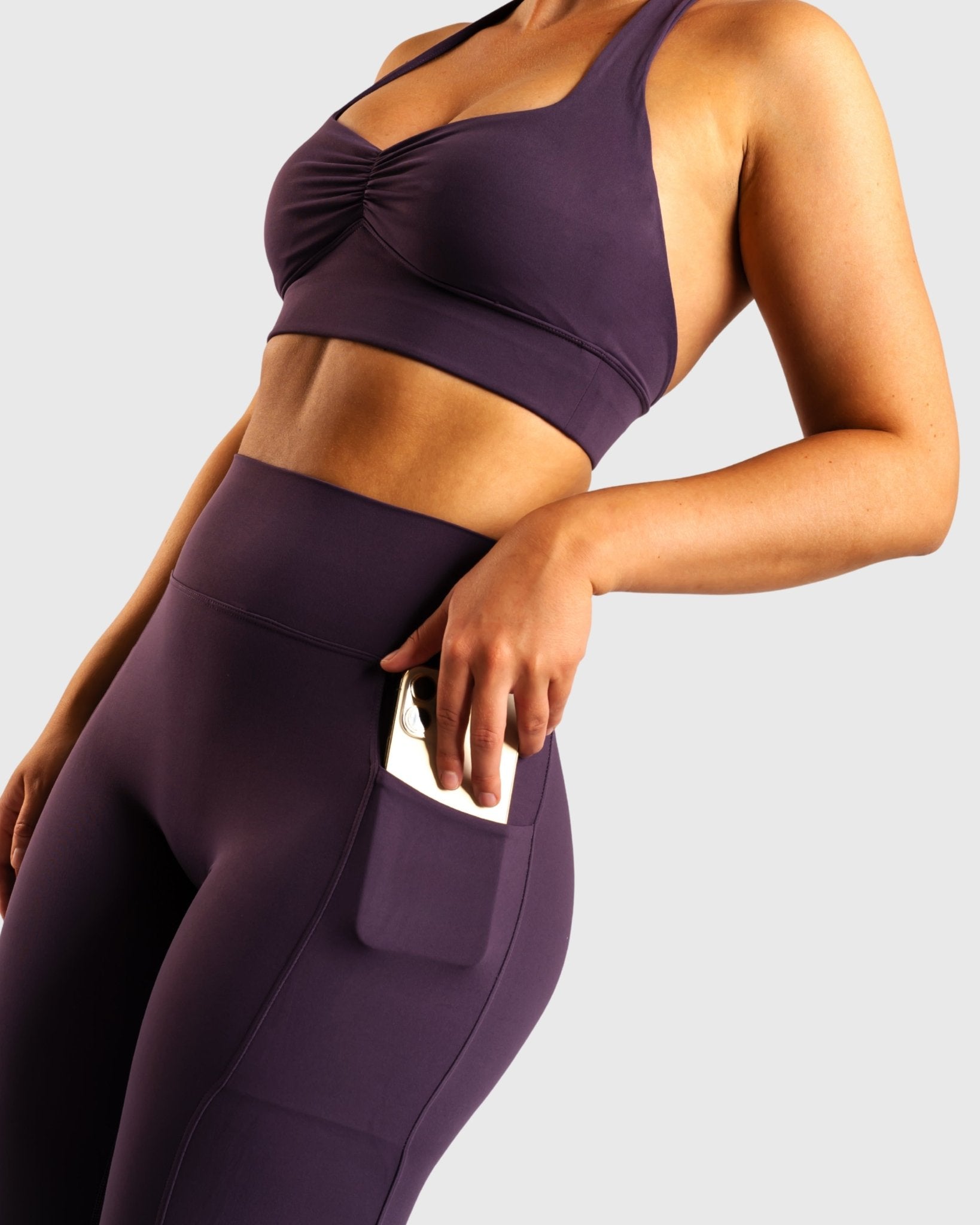 Purple Pulse Tights - Peach Tights - Tights