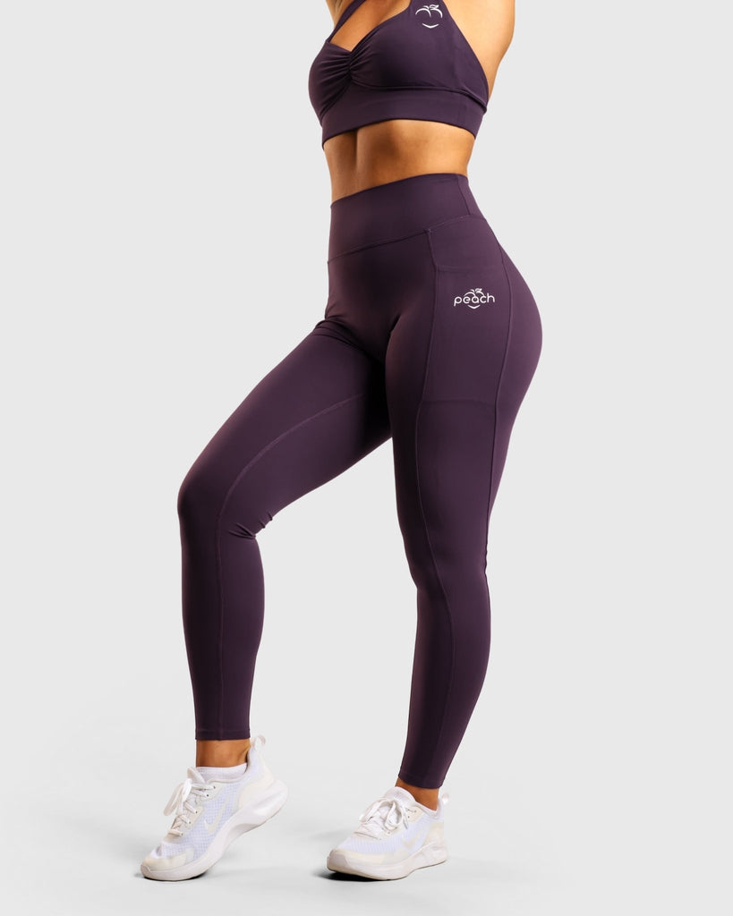 Purple Pulse Tights - Peach Tights - Tights