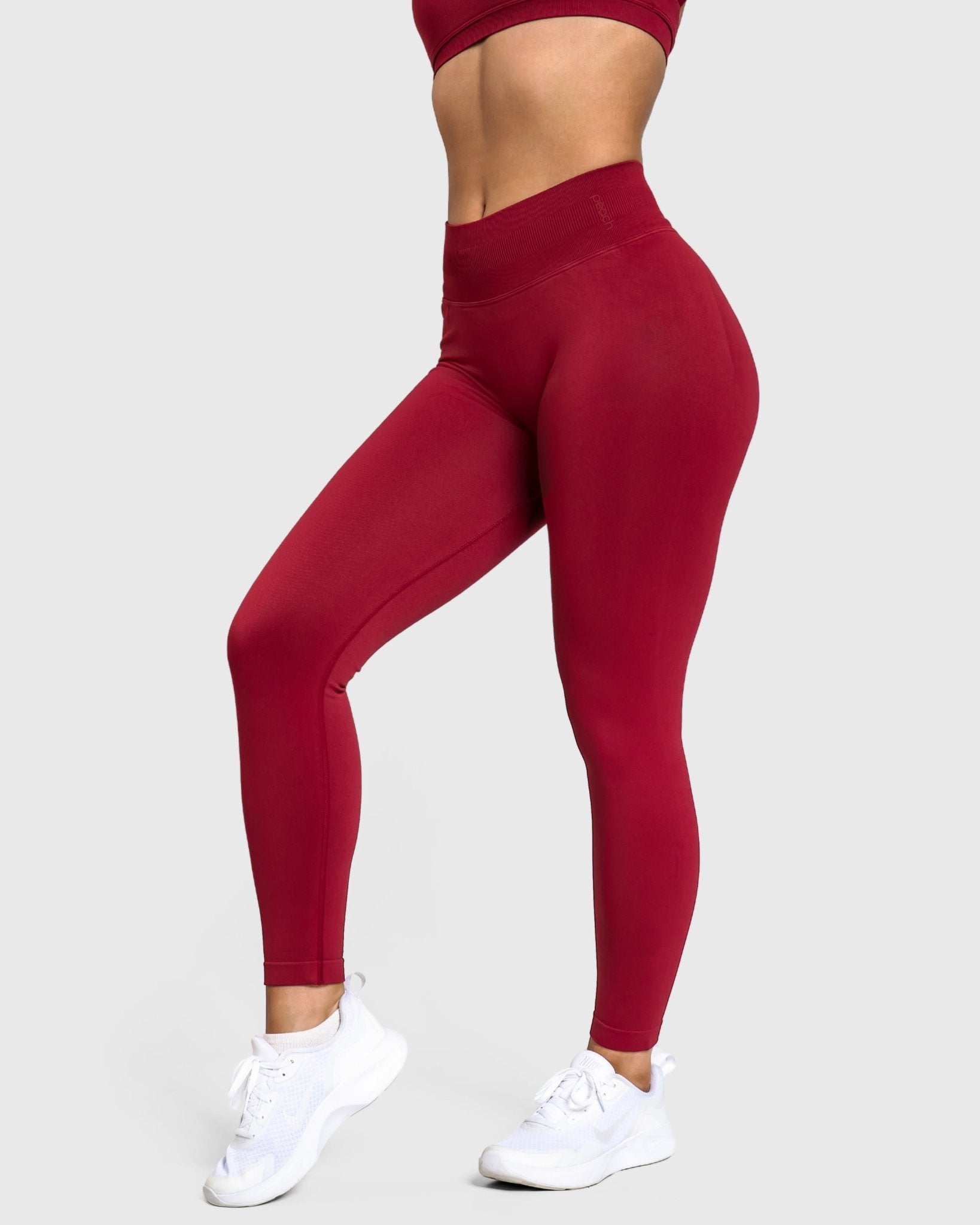 Wine Red Essence Tights - Peach Tights - Tights