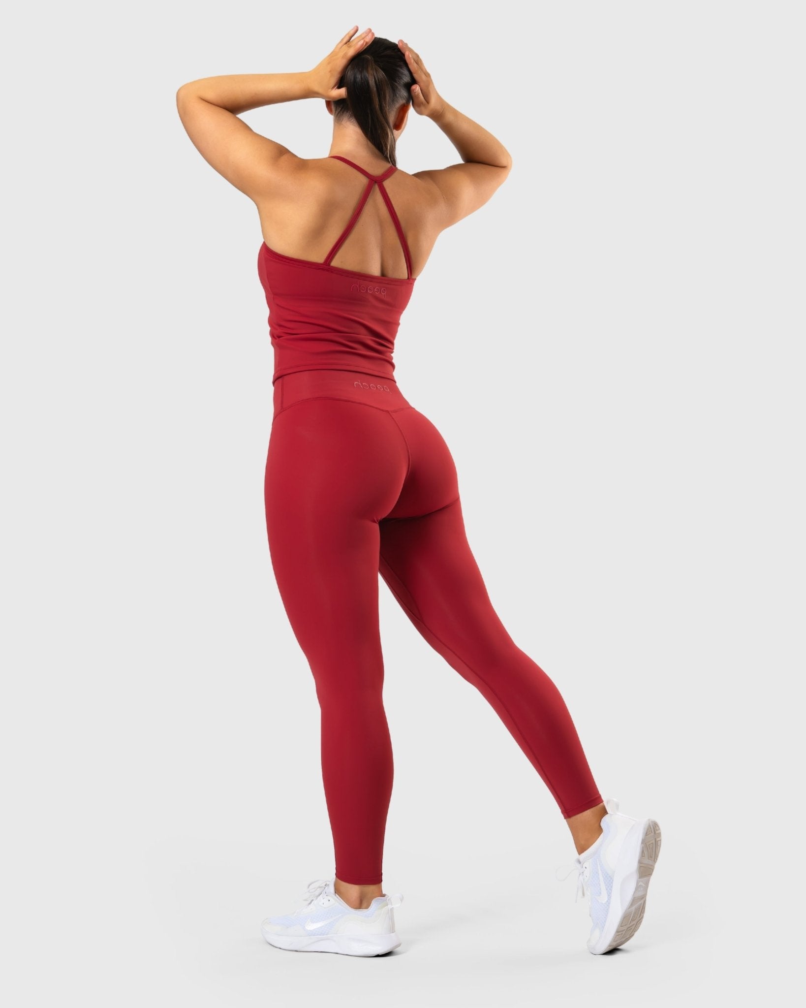 Wine Red Noiré Tights - Peach Tights - Tights