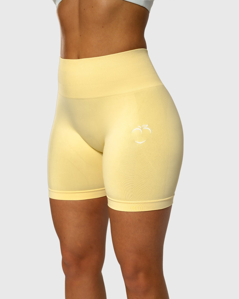 Yellow Motion Shorts - Peach Tights - Shorts