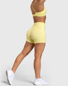 Yellow Velocity Shorts - Peach Tights - Shorts