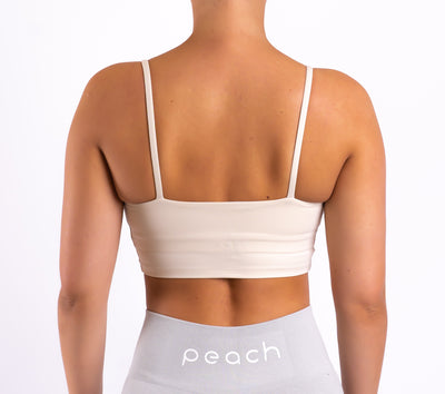 White Sand cropped Topp