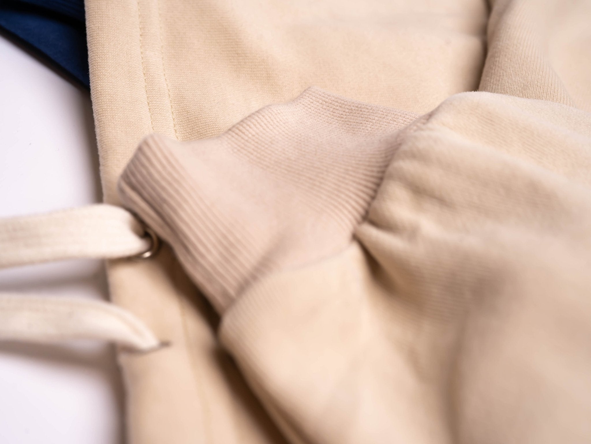 Beige Half Zip Pullover | Sweatshirt – Peach Tights