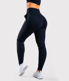Black Active Sweatpants - Peach Tights - Sweatpants