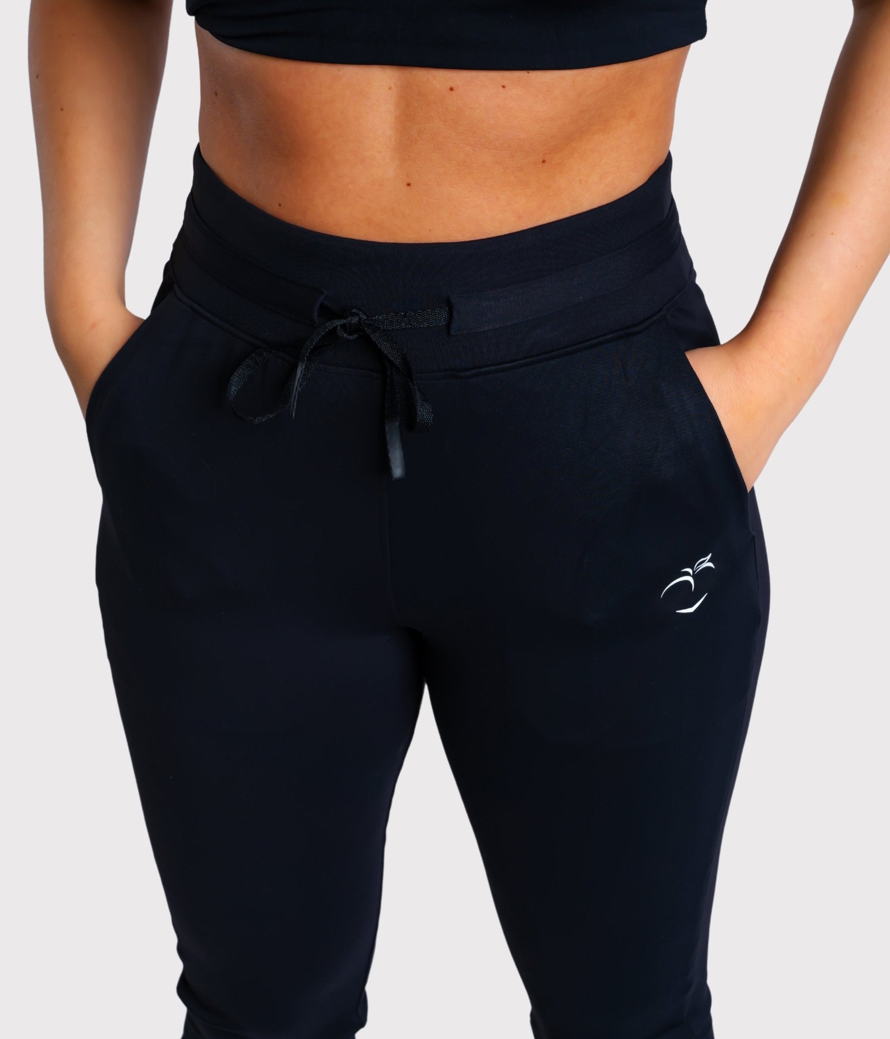 Black Active Sweatpants | Sweatpants – Peach Tights