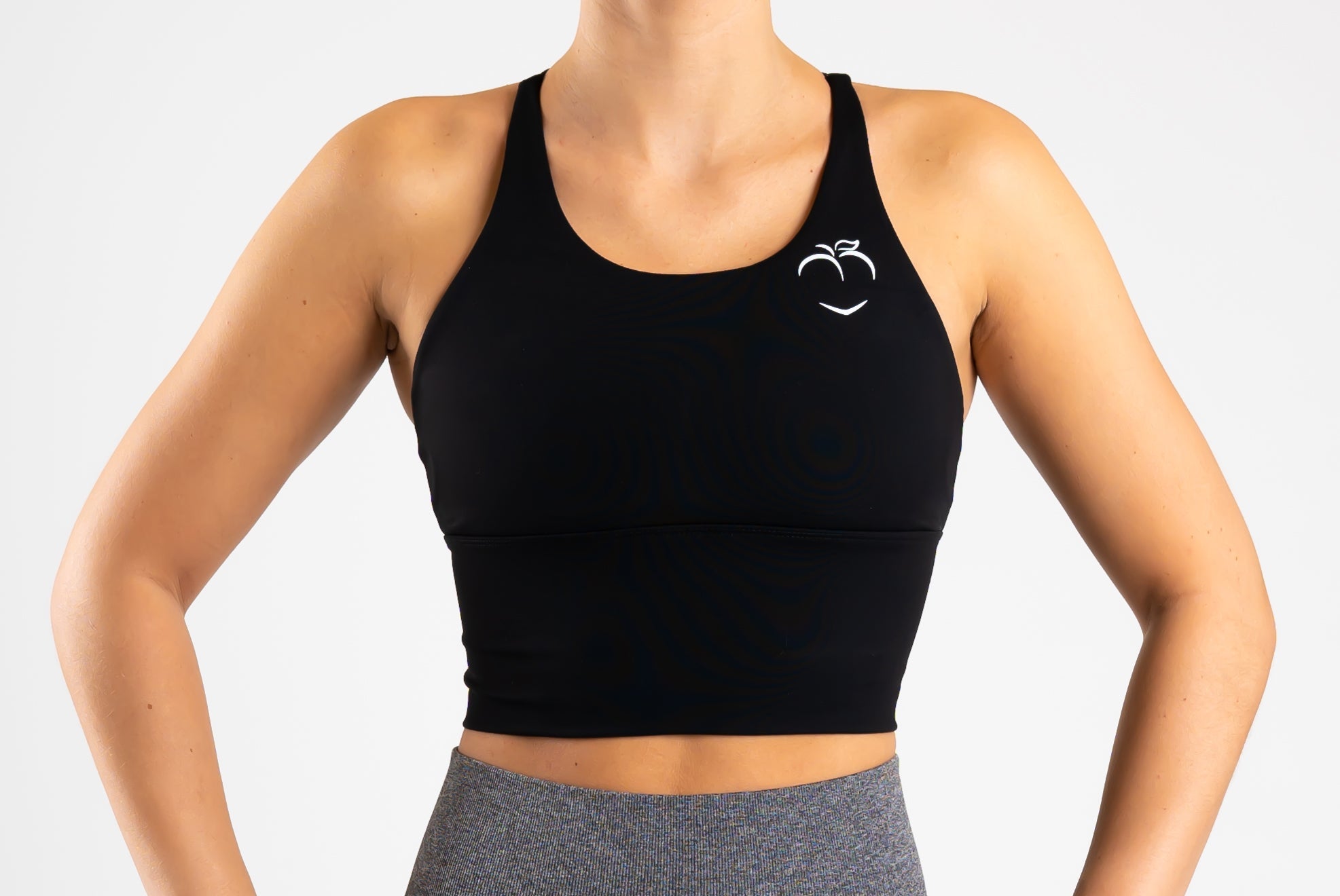 Black Cross Topp - Peach Tights -