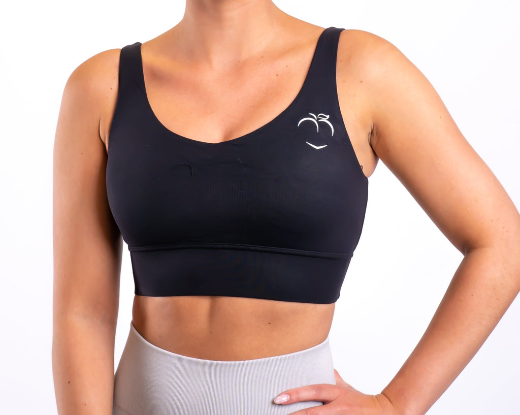 Black Duet Sports-Bra - Peach Tights -