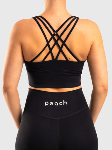 Black Pure-Fit Sports-bra