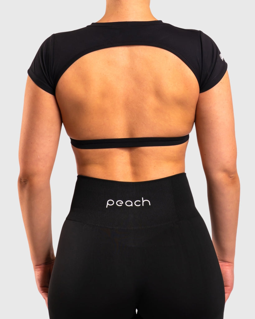 Black Zenith T-shirt - Peach Tights - T-shirt