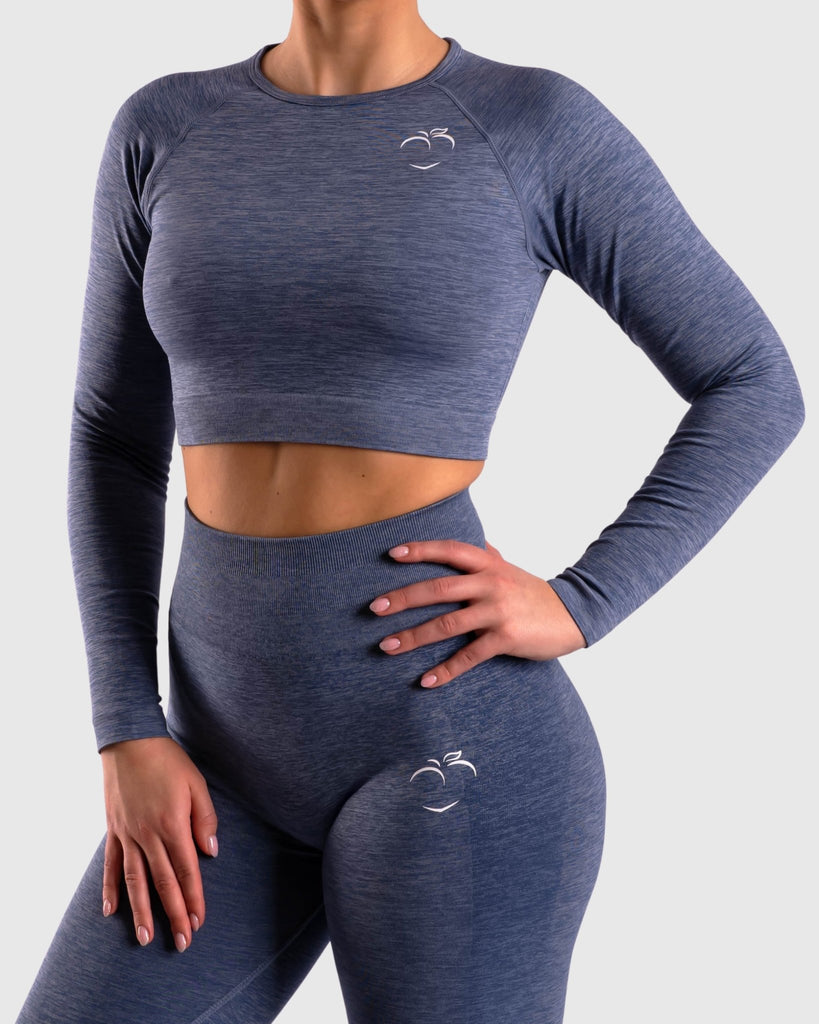 Blue Deluxe Long Sleeve - Peach Tights -