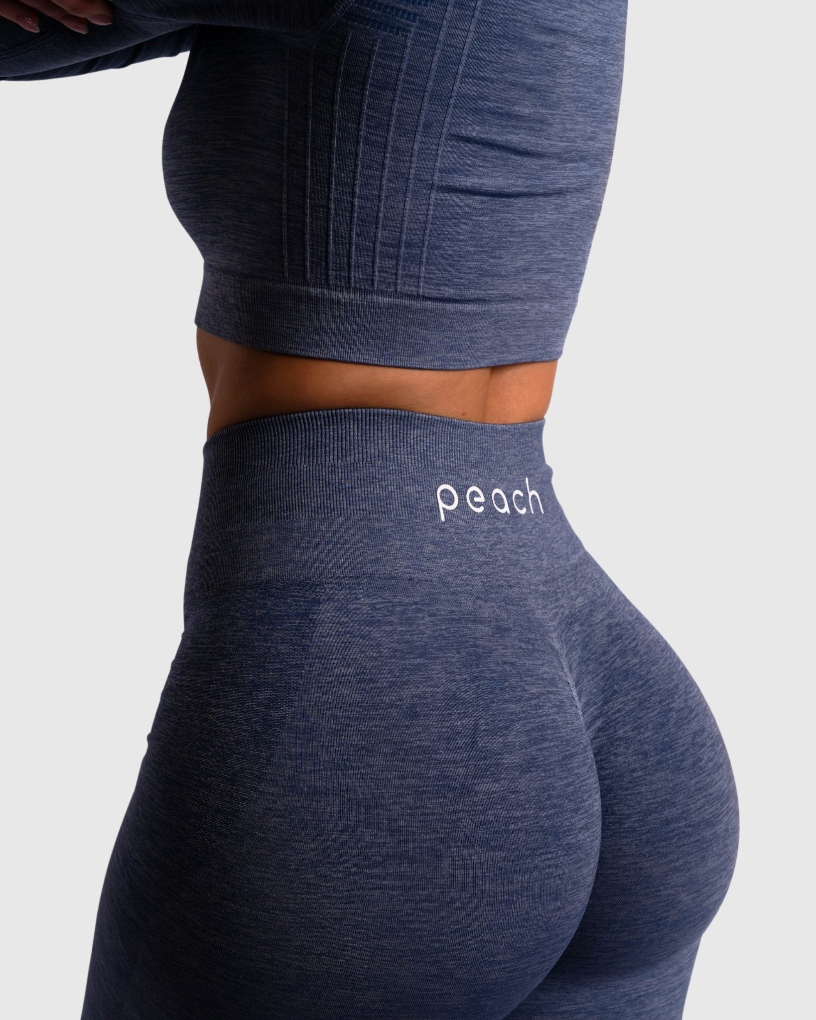 Blue Deluxe Mid Waist - Peach Tights -