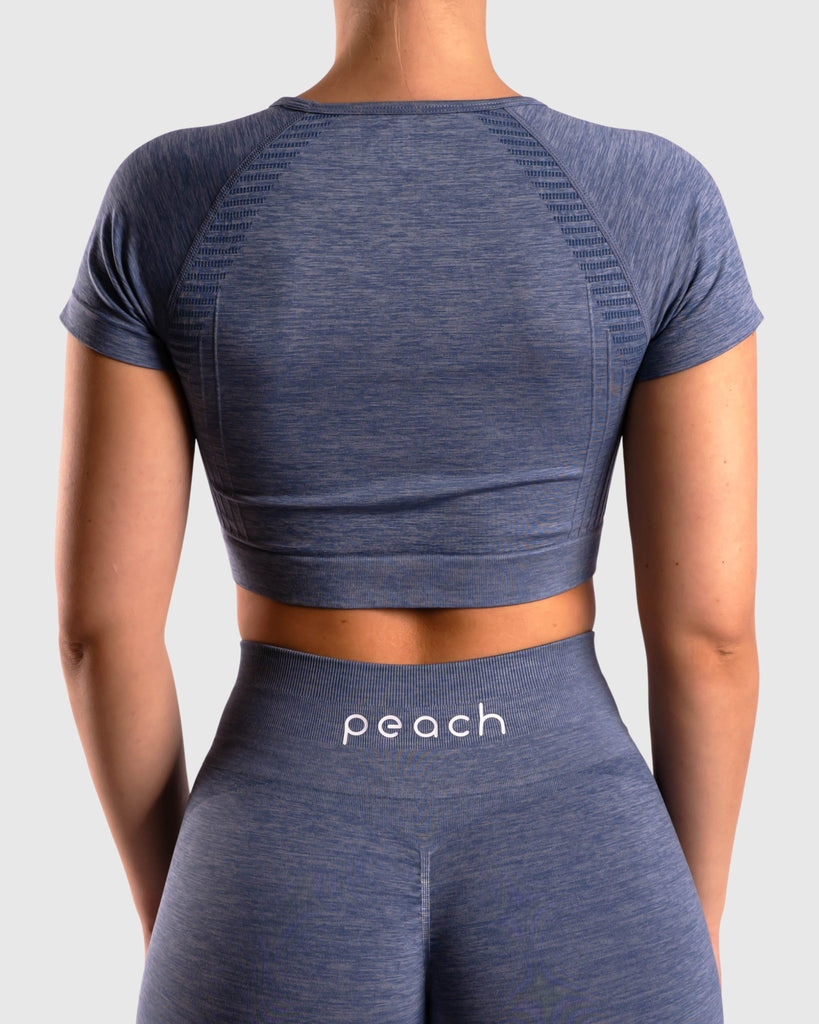 Blue Deluxe T-shirt - Peach Tights -