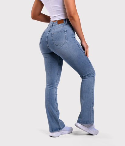 Light Blue Flared Jeans