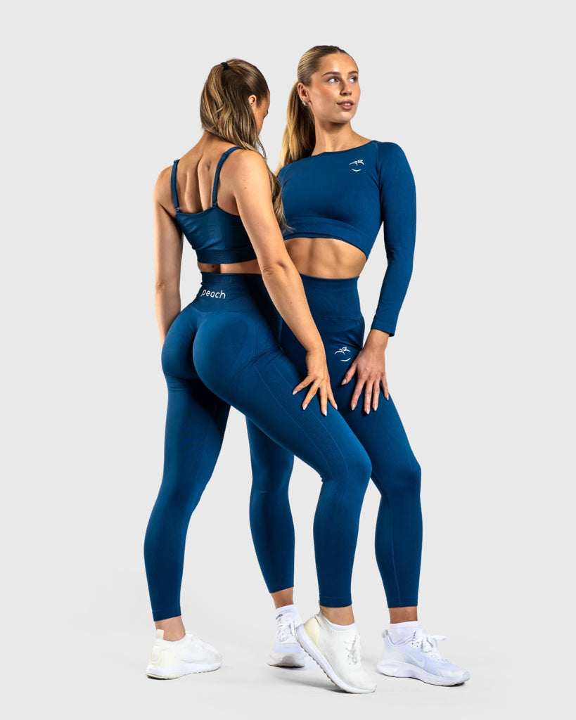 The Peach Brand on Instagram: It's always leg day somewhere! Try our  Signature Elevate Leggings out for a body hugging, waist cinching fit that  stays in place as you move. Did we