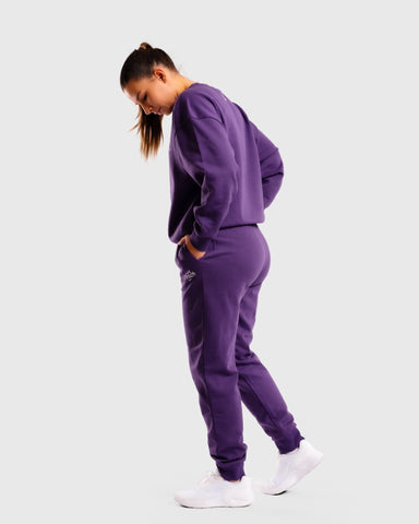 Purple Basic Crewneck