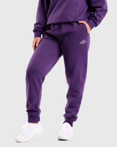 Purple Basic Sweatpants