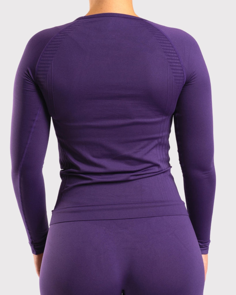 Purple Classic Deluxe Long Sleeve - Peach Tights -