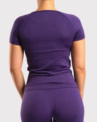 Purple Classic Deluxe T-shirt - Peach Tights -
