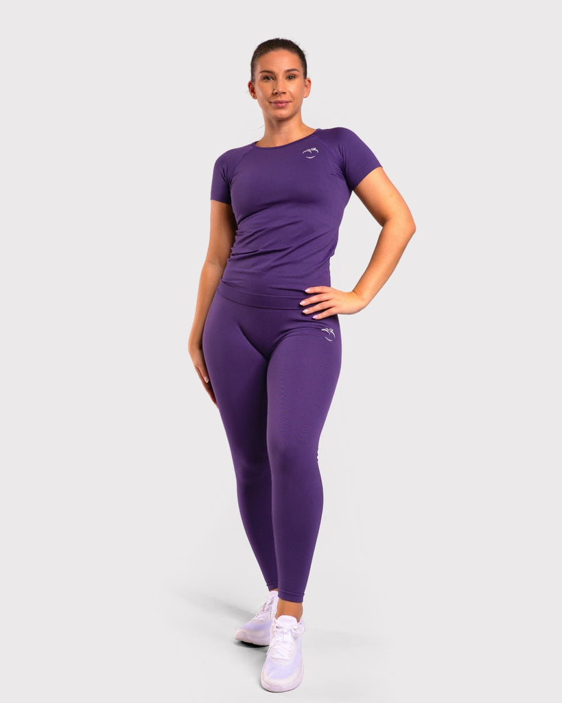 Purple Classic Deluxe T-shirt - Peach Tights -