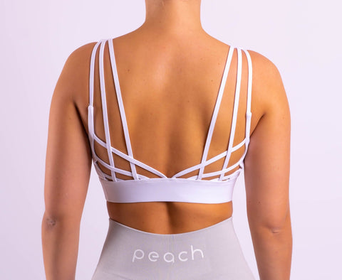 White Kinetic Sports-Bra